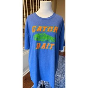 Next Level Apparel Gator Bait Alligator Graphic T Shirt Blue XL